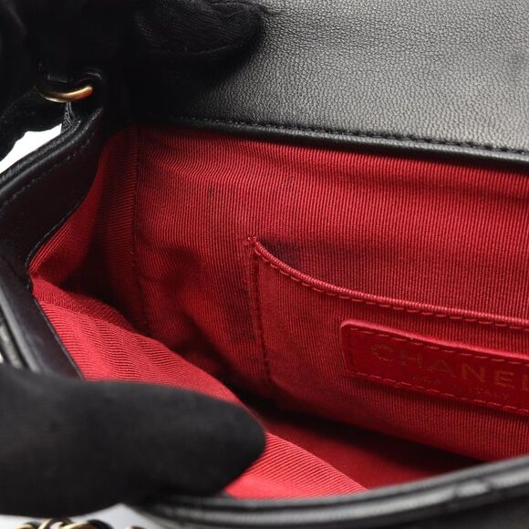 Chanel Lambskin Top Handle Shoulder Bag - Picture 8 of 9